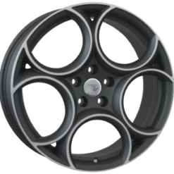 Jante Alfa Romeu Style 19x8 ET34 5x110 MATT GM POLISHED